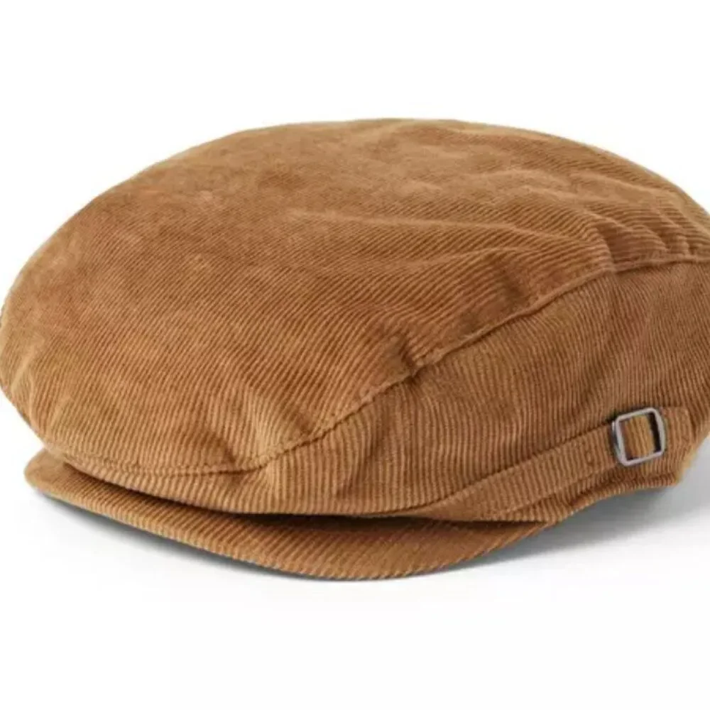 Janie and Jack 100047321 Brown Corduroy Newsboy Cap size 6 to 8